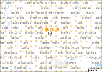 map of Houyeux