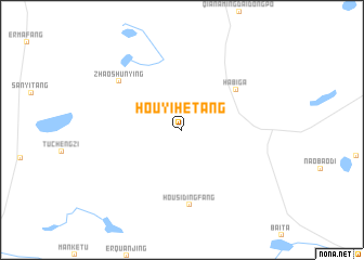 map of Houyihetang