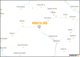 map of Houyiling