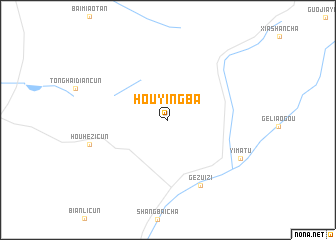 map of Houyingba