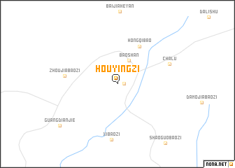 map of Houyingzi