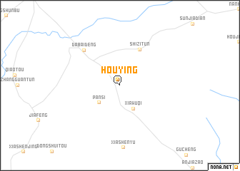 map of Houying