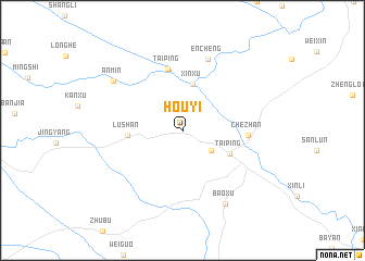 map of Houyi