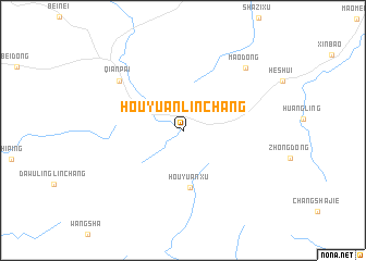 map of Houyuanlinchang