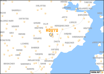 map of Houyu