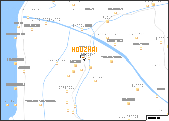 map of Houzhai