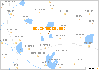 map of Houzhangzhuang