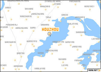 map of Houzhou