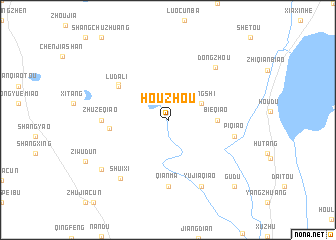 map of Houzhou