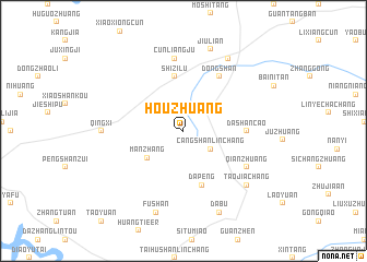 map of Houzhuang