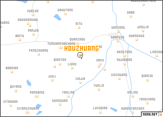 map of Houzhuang