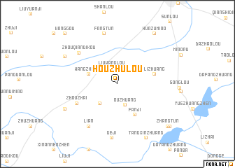 map of Houzhulou