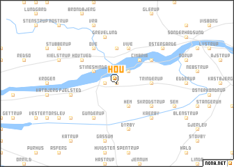 map of Hou