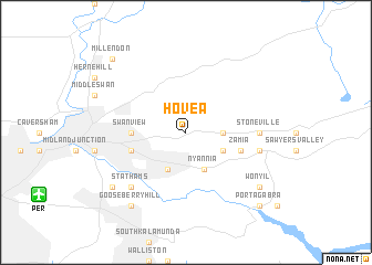 map of Hovea