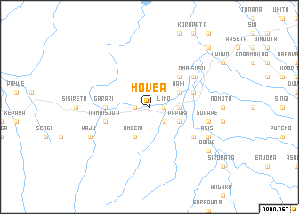 map of Hovea