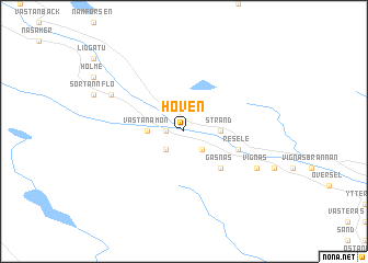 map of Höven