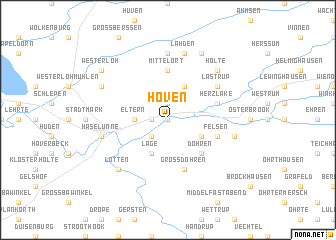 map of Höven