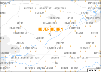 map of Hoveringham