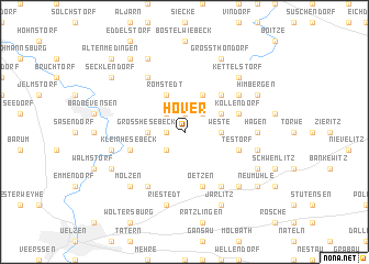 map of Höver