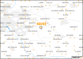 map of Höver