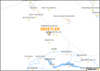 map of Ḩoveyleh