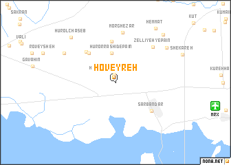 map of Hoveyreh