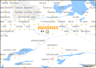 map of Hovgården