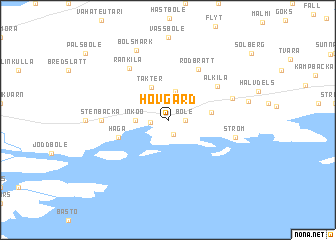 map of Hovgård