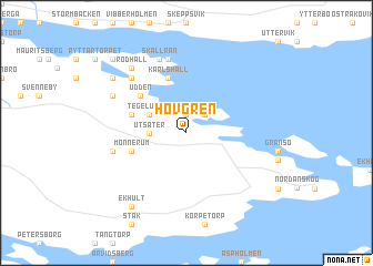 map of Hovgren