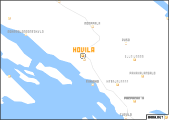 map of Hovila