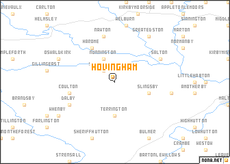 map of Hovingham