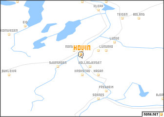 map of Hovin