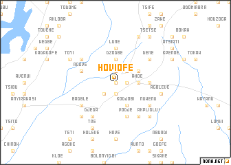 map of Hoviofe