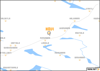 map of Hovi