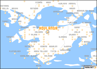 map of Hovlanda