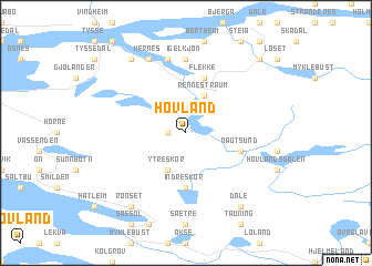 map of Hovland