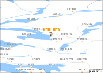 map of Hovland