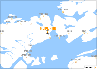 map of Hovland