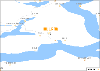 map of Hovland