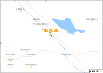 map of Hovlös