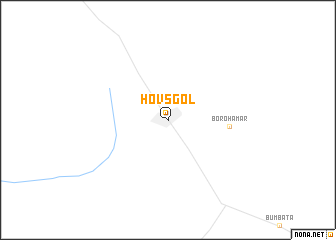 map of Hövsgöl