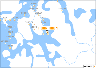 map of Howaniaum