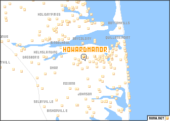 map of Howard Manor