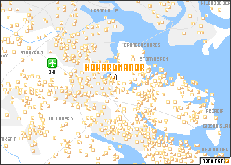 map of Howard Manor