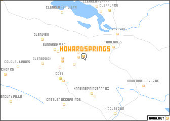 map of Howard Springs