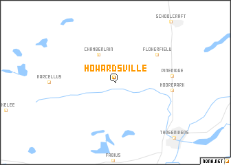 map of Howardsville