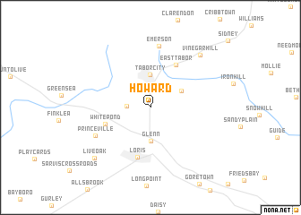 map of Howard