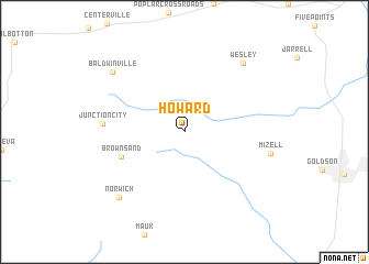 map of Howard