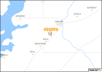 map of Howard