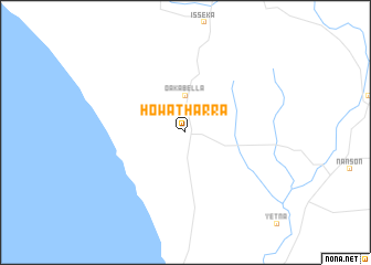 map of Howatharra